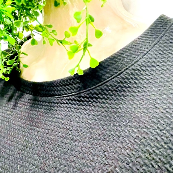 🌸3 for $20 layered Blouse Black Long Sleeve Top Size S Petit - Picture 3 of 15
